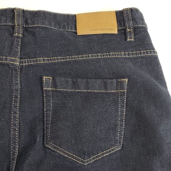 Dorothee Schumacher Straight Leg Jean Womens 5 US 10 Blue Dark Wash High Rise - Picture 7 of 13